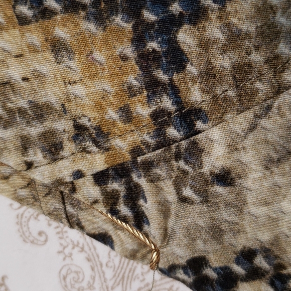 STQ golden snakeskin print trousers - Picture 3 of 14